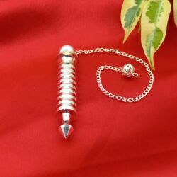 9 Plate Ring Brass ISIS Pendulum - Silver