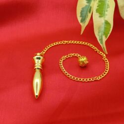 Egyptian Dowsing Brass Pendulum - Gold