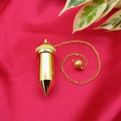 Bullet Brass Pendulum - Gold