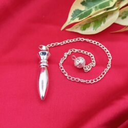 Egyptian Dowsing Brass Pendulum - Silver