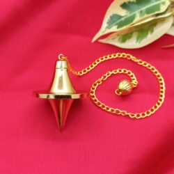 Brass Pendulum with Disc - Gold
