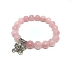 10 mm Rose Quartz bead bracelet