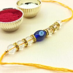 Spathika Rakhi with Evil Eye for Bhayya