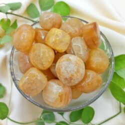 Golden Quartz Tumbles (100 Grams)