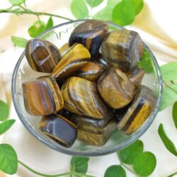 Tiger Eye Tumbles (100 Grams)