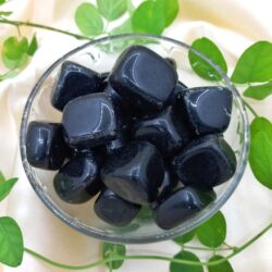 Black obsidian Tumbles (100 Grams)