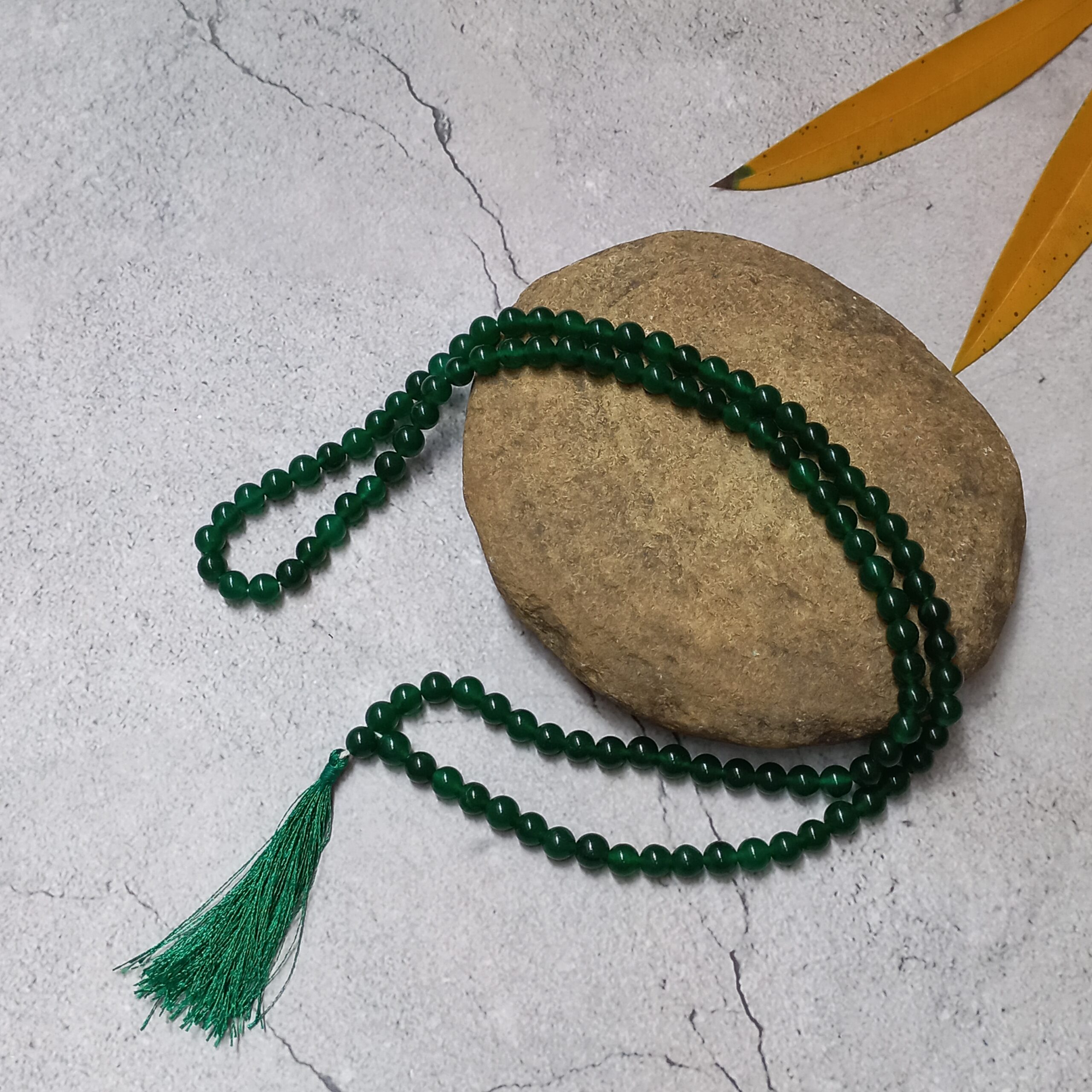 Green Jade Japa Mala - Crystalway™