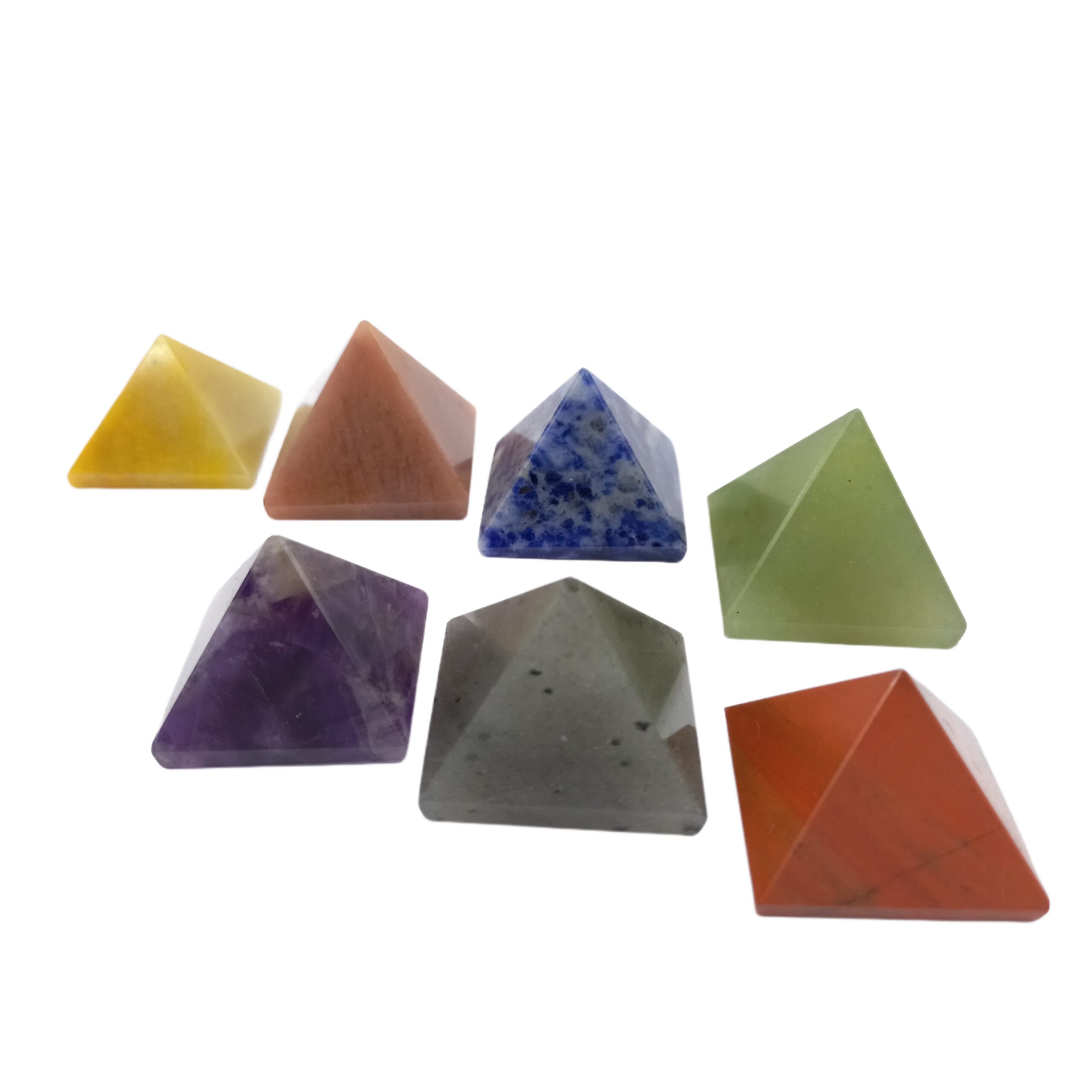 7 Chakra Crystal Pyramids - Crystalway™