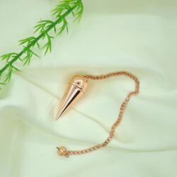 Dome Dowsing Brass Pendulum - Copper