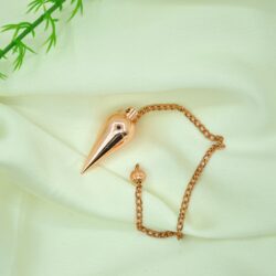 Round Pointed Brass Pendulum - Copper