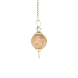 Crystal Round Ball Pendulum (Sun Stone)